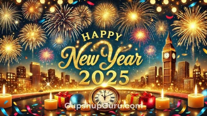 Who was the first to wish you a Happy New Year 2025?