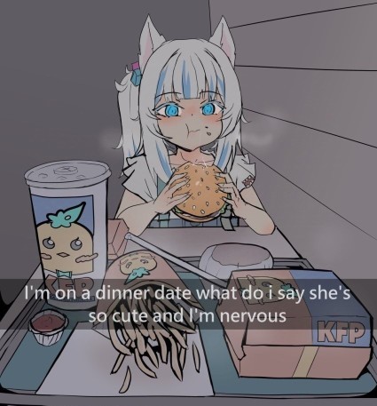 Would you be nervous on a dinner date with a catgirl?