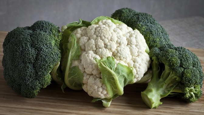 Cauliflower or broccoli?