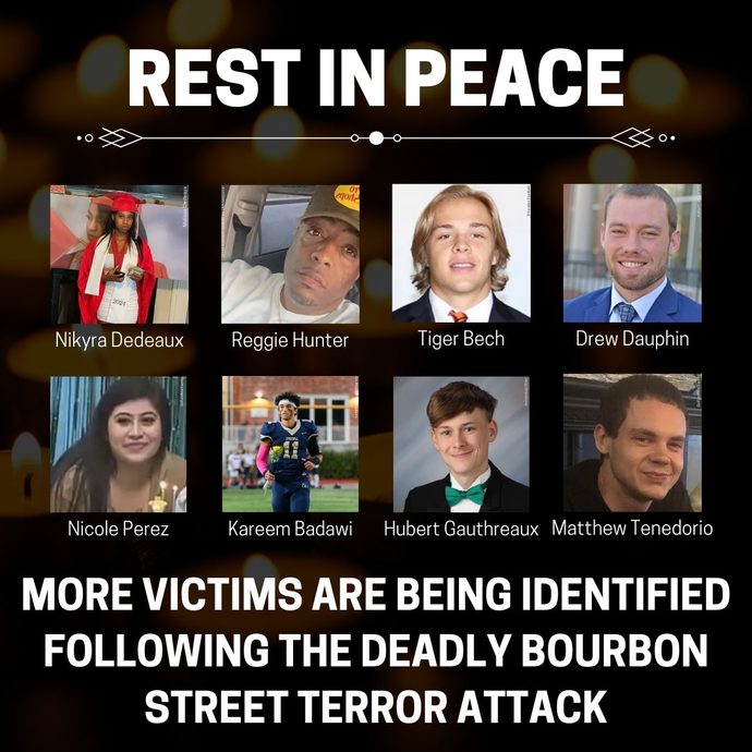 The victims who were killed in the incident and many more were hurt