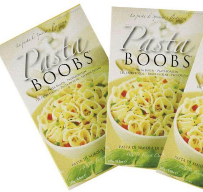 Definitely Pasta Boobs on toast.