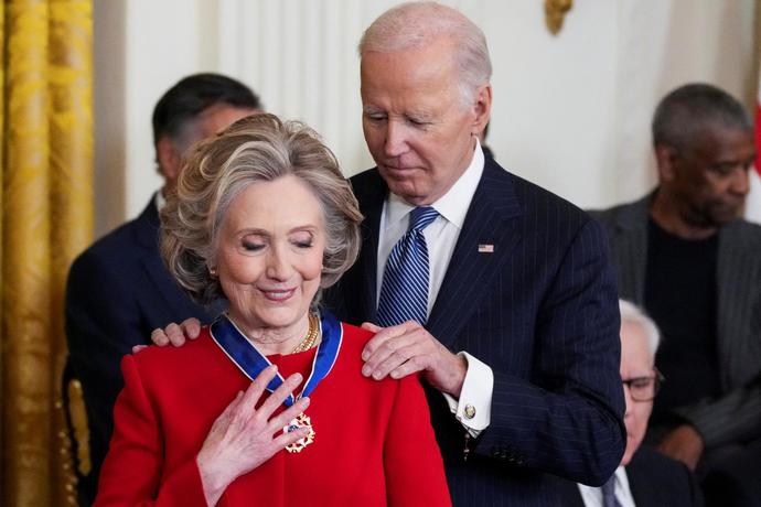 Biden to give medal of freedom to George Soros and Hillary Clinton. Any thoughts?