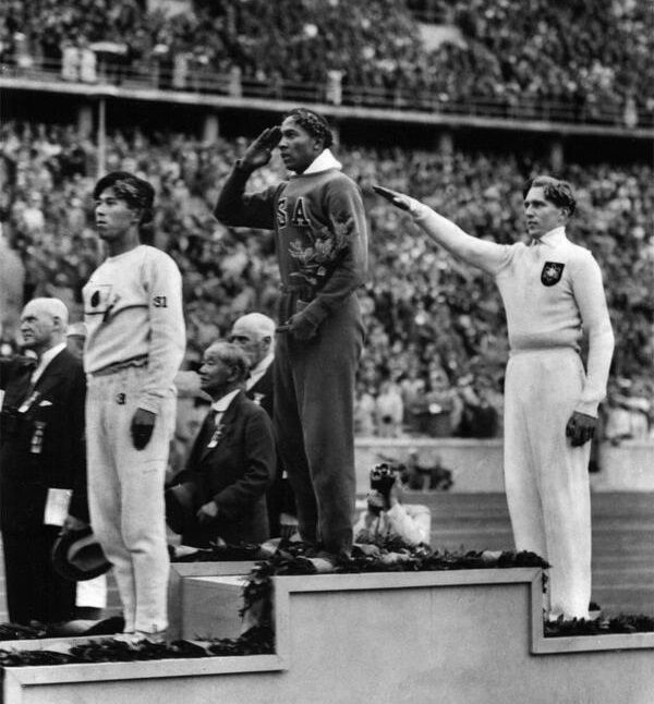 1936 Olympics with Jessee Owens