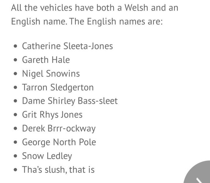 What would you name a snow plough/gritter?