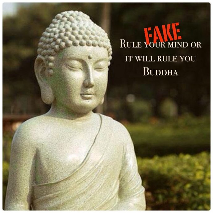 How do you feel about fake Buddha quotes?