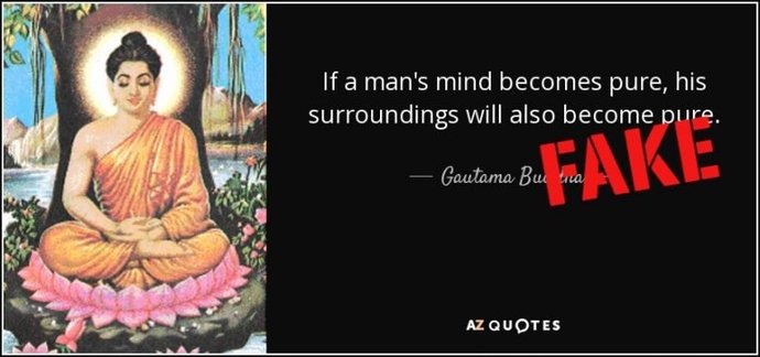 How do you feel about fake Buddha quotes?