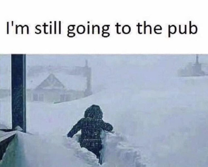 How do you feel about people who wont go out when theres a little snow?