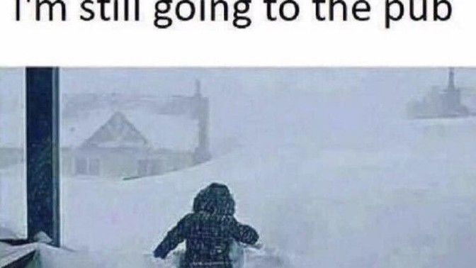 How do you feel about people who won't go out when there's a little snow?