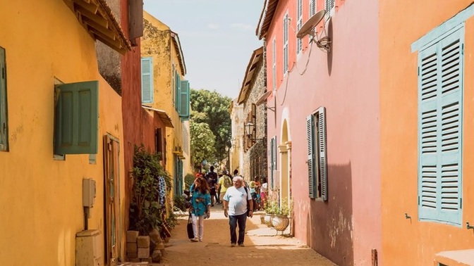 Did you guys know that there's such a cool little island right off the coast of Dakar?