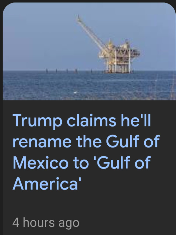 Should the name of the Gulf of Mexico be changed to Gulf of America?