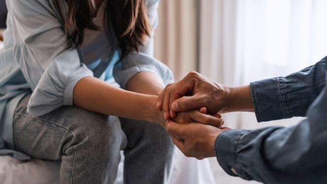 Do you find it easier to talk about your struggles with strangers or with people you’re close to?