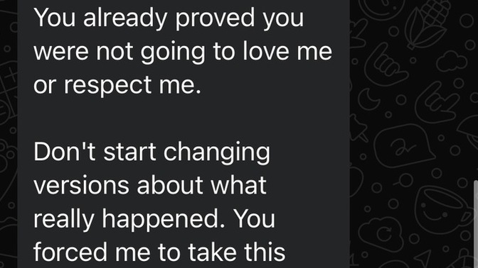 Why is he treating me this way? does he have no love for me? How is so easy for him to leave me behind?