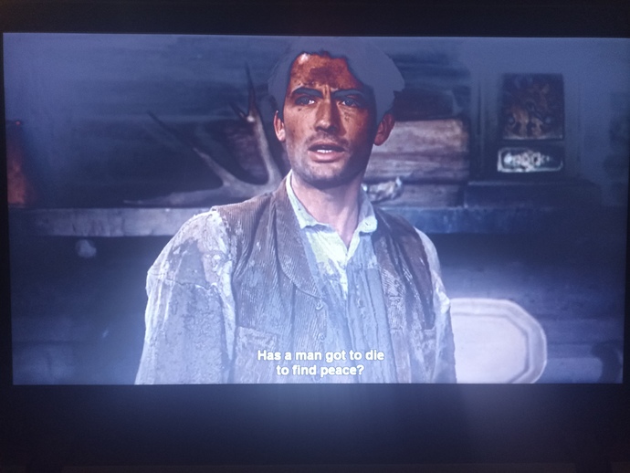 Has a man got to to die to find peace?