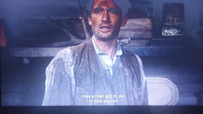 Has a man got to to die to find peace?
