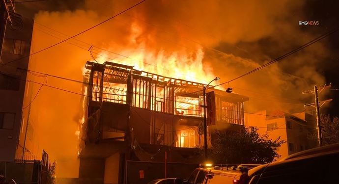 What was the worst natural disaster you ever had to endure (wildfire images from L.A.)?