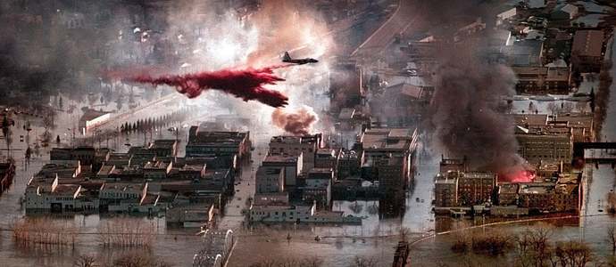 What was the worst natural disaster you ever had to endure (wildfire images from L. A.)?