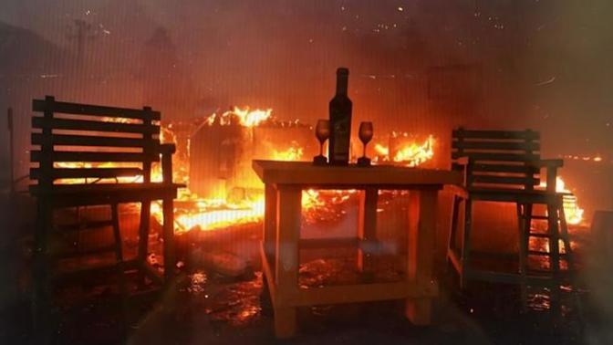 What was the worst natural disaster you ever had to endure (wildfire images from L. A.)?