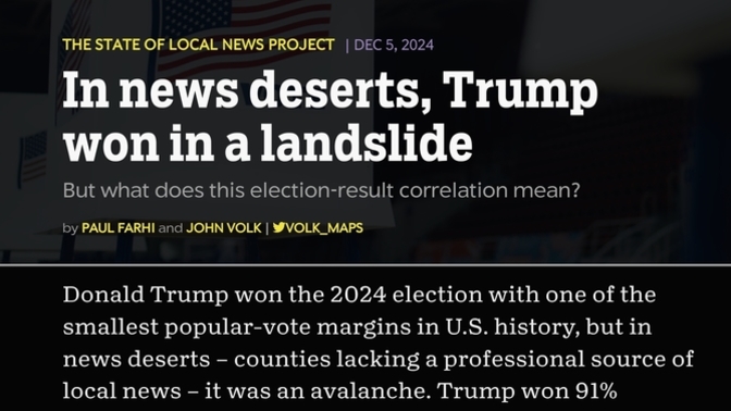 Interesting... so where there's no real info, Trump landslide?
