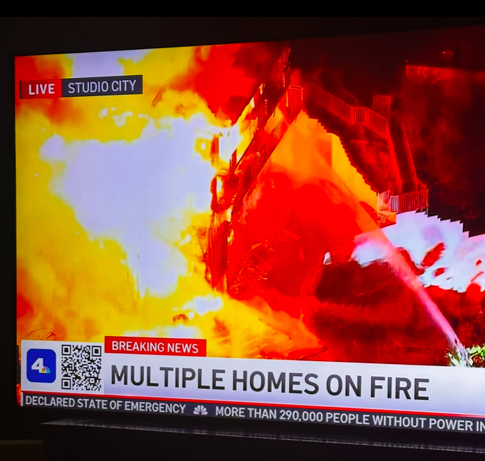 Do you live in any of the parts of California that are being burned to ashes for more than 36 hours now?
