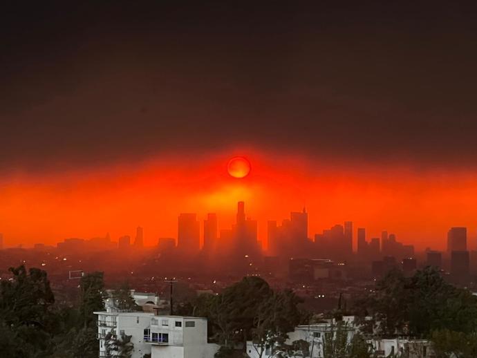 How many religions began with a forest fire?