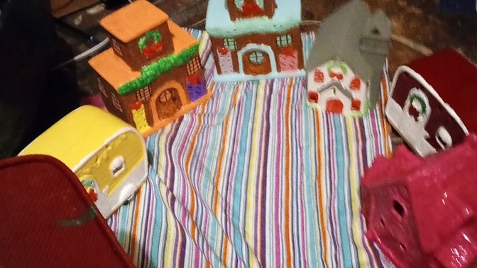 I found these cute Ashland ceramic Christmas village house 70 80 percent off at Michael's any ideas what else I could do to them?