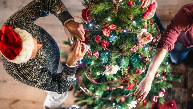 When do you usually take off your holiday decorations?