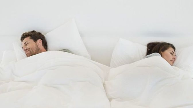 Should it be mandatory for husband and wife to have to always sleep in the same room and bed, why, why not?