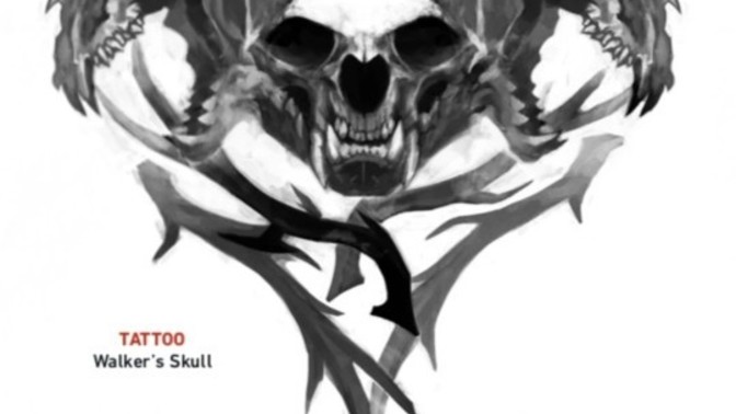 Is Cole Walker's tattoo from Ghost Recon Wildlands and Breakpoint a skull of a wolf or a lion?
