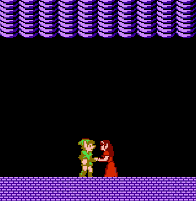 A real Hyrule hero. Zelda II - The Adventure of Link (1987)