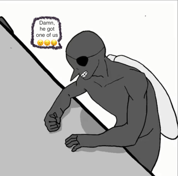 If you found out mosquitoes were just hungry little people 🧚♂️?