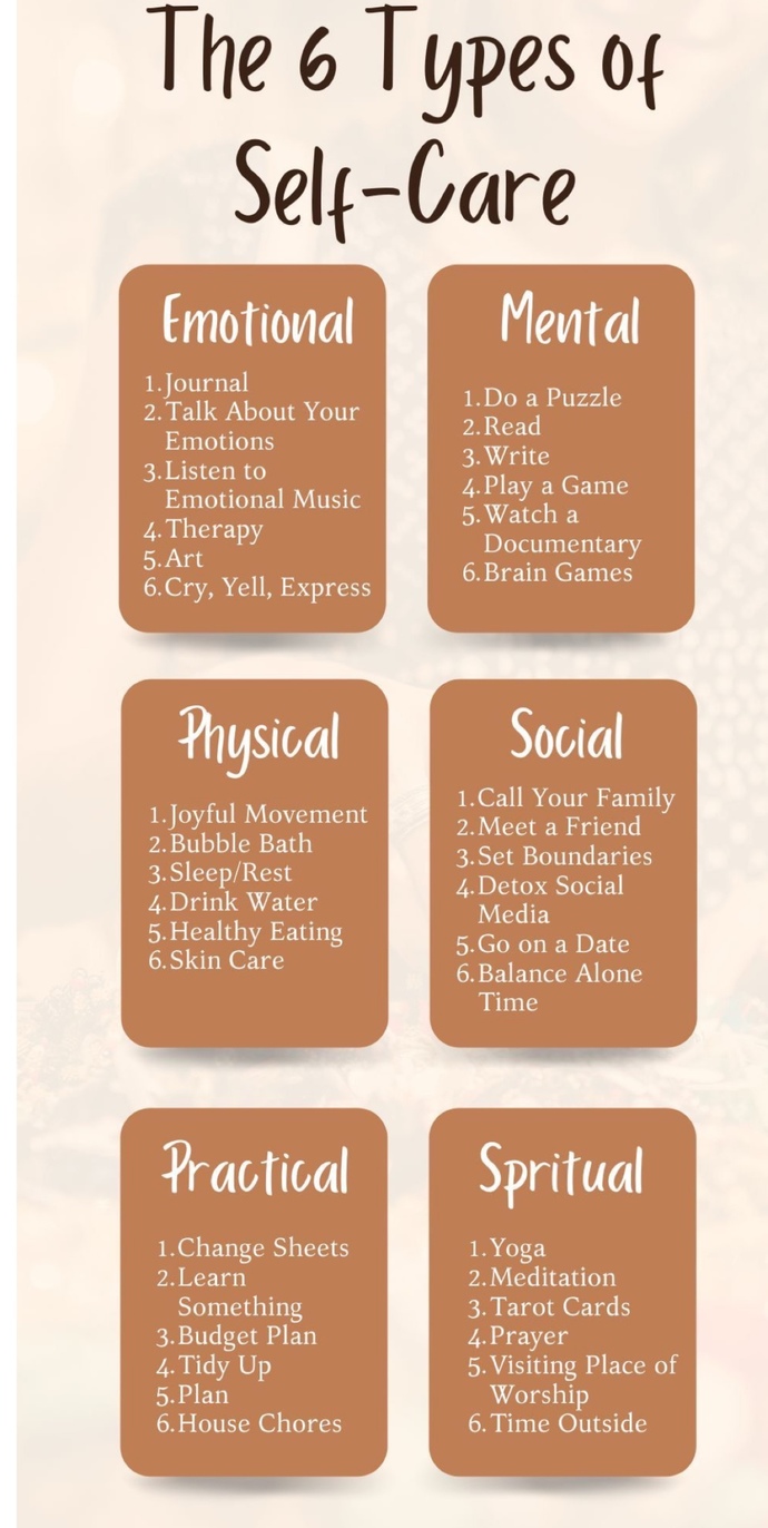 Self care how have you implemented this or planning to for the new year?