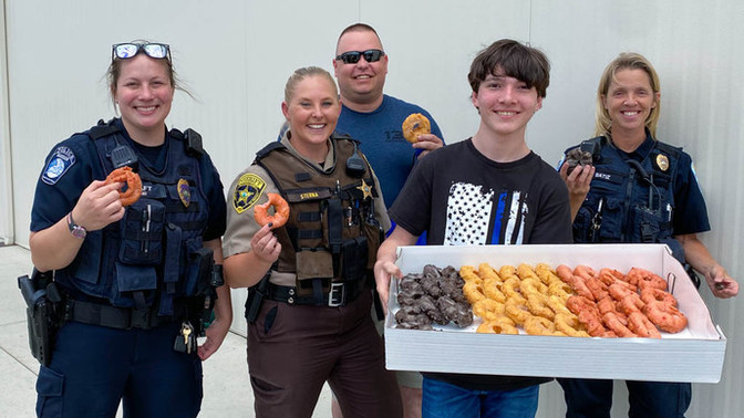 Cops and donuts. What started the stereotype?