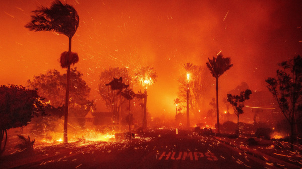 Why so many people are saying that the California wildfires is a punishment from God?