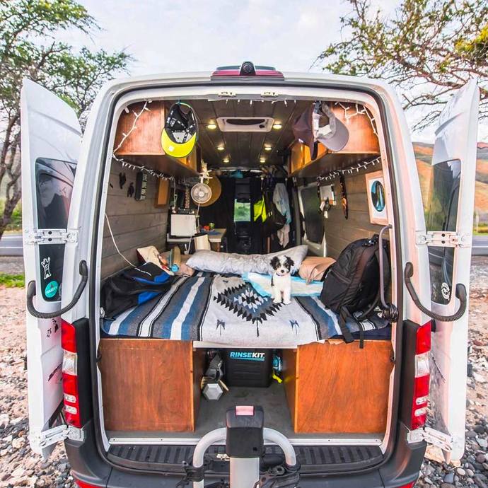 Why do Van-Life people always have to have giant beds?