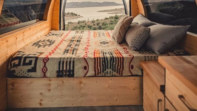 Why do Van-Life people always have to have giant beds?