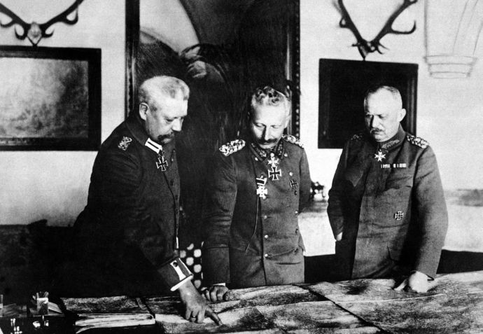 Hindenburg, ludendorf and the Kaiser