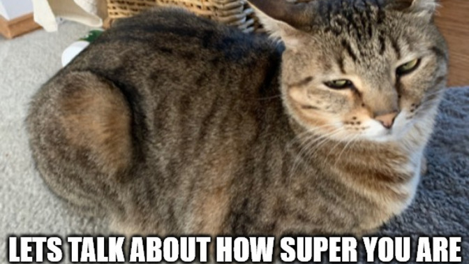 Would you describe yourself as a 'super' person?