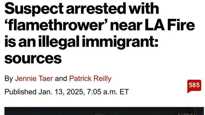 Are illegals being paid to set fires in California?