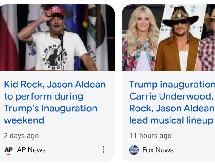 Do you think Kid Rock will have the balls to perform Lets Go Brandon uncensored at Trumps inauguration?