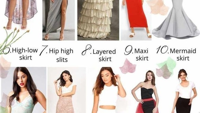 If I walked with you, which skirt would you wear?