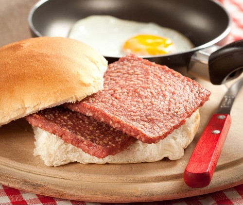 How do you eat a sausage sandwich?