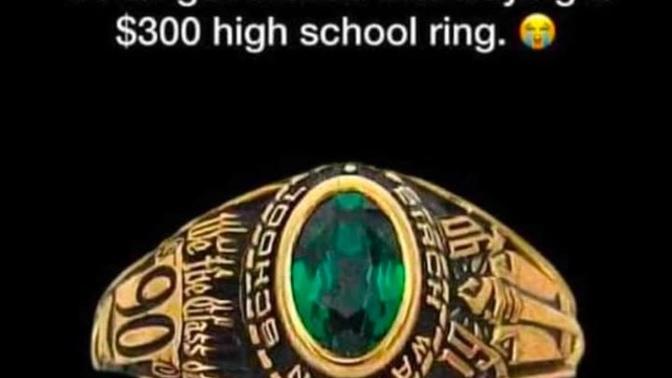 Did you buy a class ring in high school?