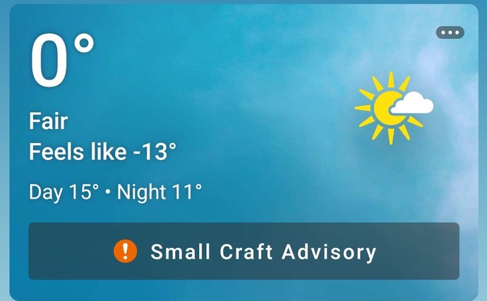 With this Arctic outflow happening what is the weather like where you are this morning. ?