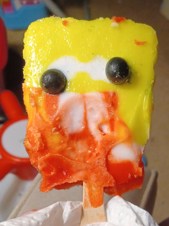 Have you ever had SpongeBob ice cream before?