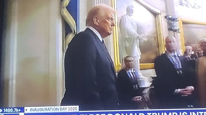 Who is watching the presidential inauguration live?