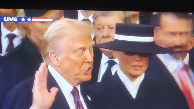 It is OFFICIAL! Donald Trump is now the president! Are you happy?