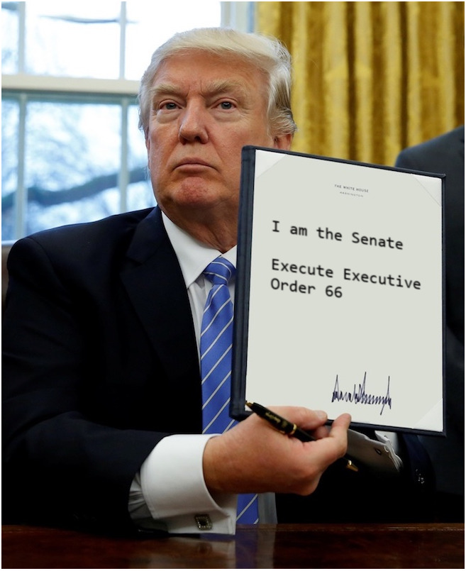 So it was never about the economy?