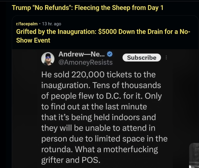 Grifter in Chief?