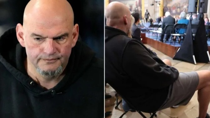 What are your thoughts on Senator Fetterman, wearing a traditional American outfit to Trump's innaugeration?