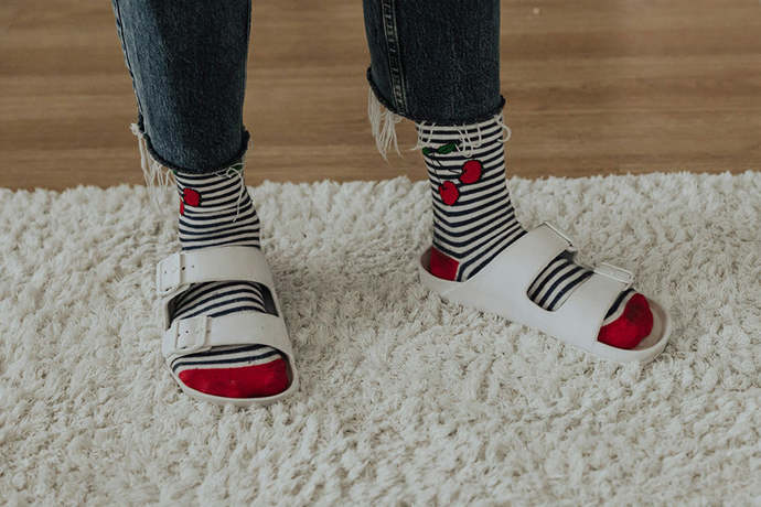 Do you wear socks with sandals?